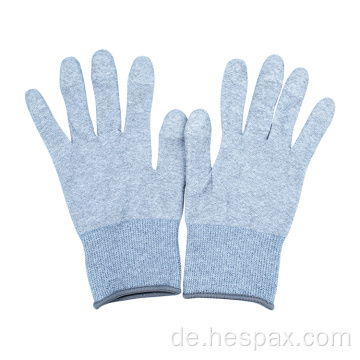 Hespax 13g Polyester DMF-freie PU-ESD-ESD-Handschuhe